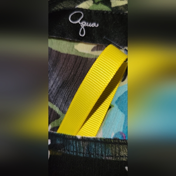 * AQUA FLORAL MINI DRESS PRETTY COLORS final discount - Picture 13 of 13